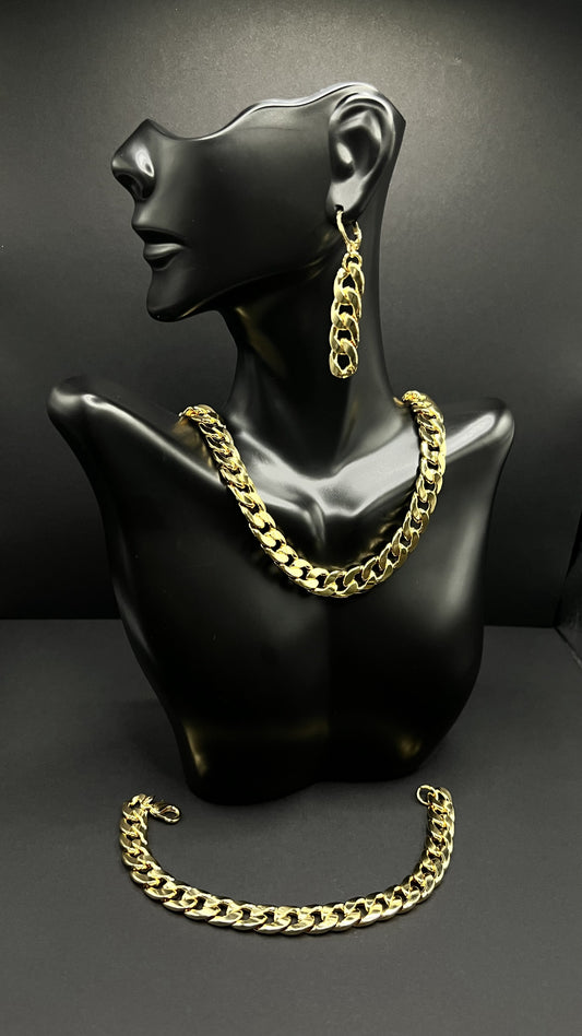 21k Plated Chain Set